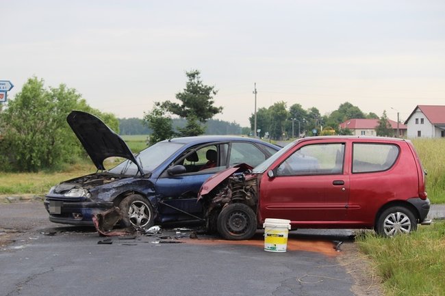Wypadek na skrzyżowaniu