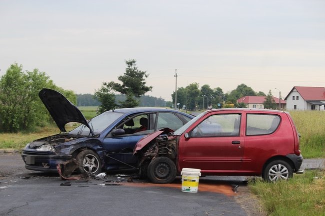 Wypadek na skrzyżowaniu