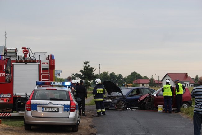 Wypadek na skrzyżowaniu