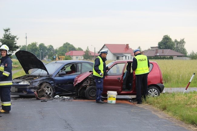 Wypadek na skrzyżowaniu