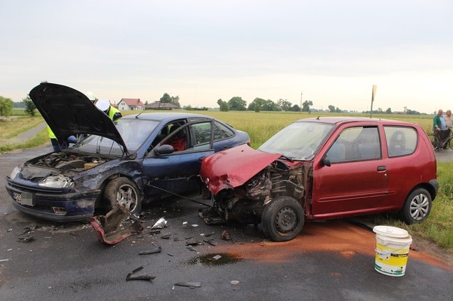 Wypadek na skrzyżowaniu
