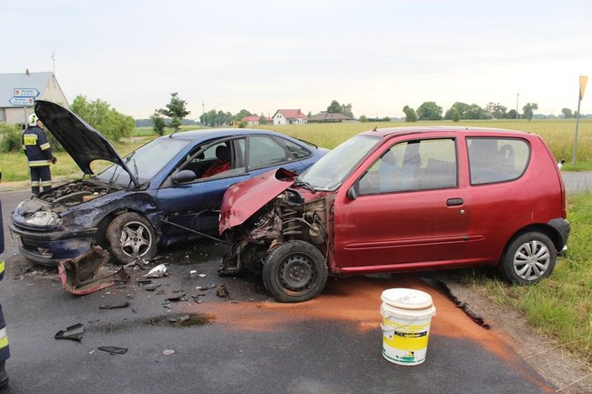 Wypadek na skrzyżowaniu