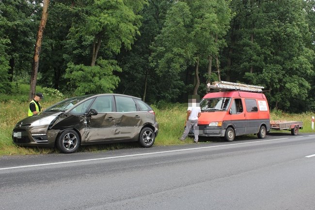 Dwie kolizje w ciągu kilku minut