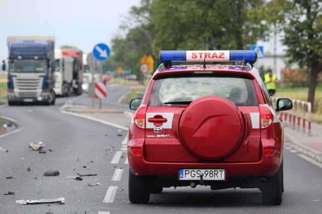 Dwie kolizje w ciągu kilku minut