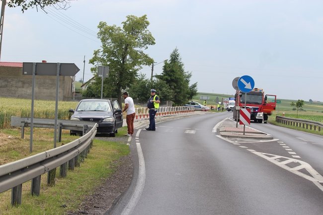 Dwie kolizje w ciągu kilku minut