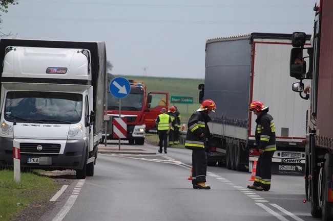 Dwie kolizje w ciągu kilku minut
