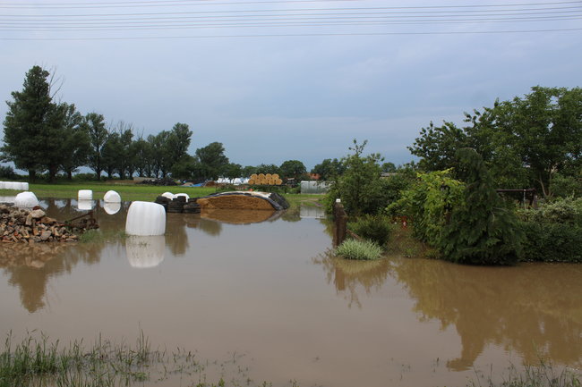 Ulewy przetoczyły się przez region