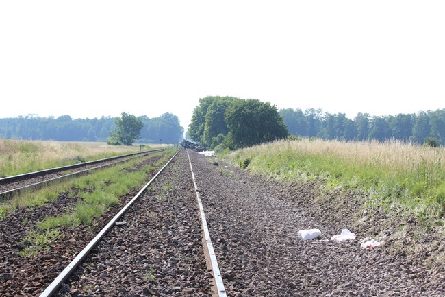 Wykoleiła się część pociągu
