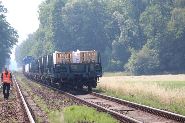 Wykoleiła się część pociągu