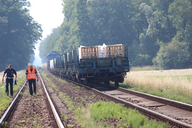 Wykoleiła się część pociągu