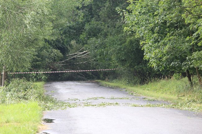 Potężna burza przeszła przez powiat