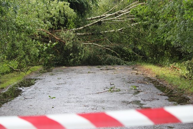 Potężna burza przeszła przez powiat