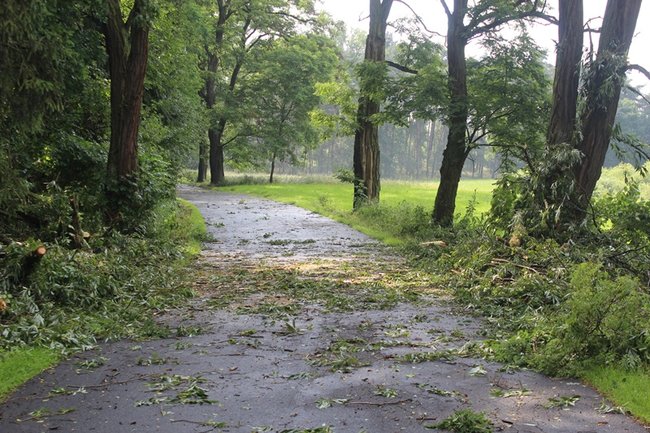 Potężna burza przeszła przez powiat