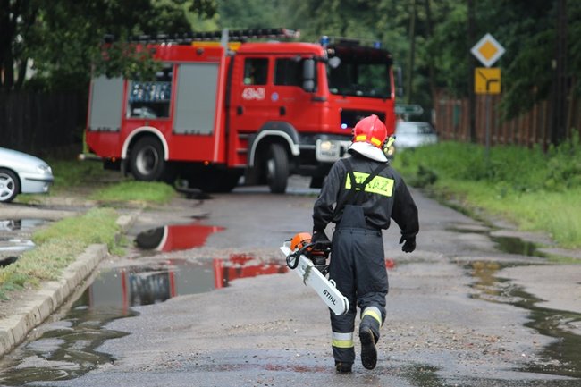 Potężna burza przeszła przez powiat