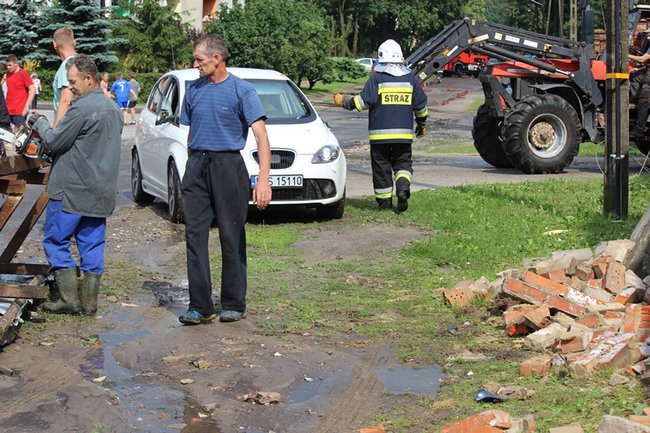 Potężna burza przeszła przez powiat