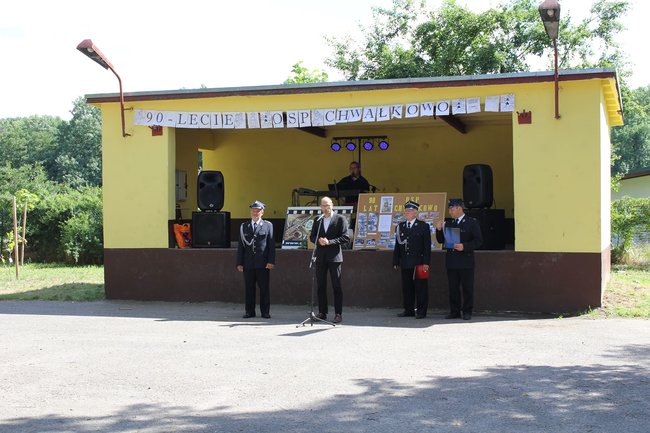 Ochotnicy z Chwałkowa świętowali 90-lecie