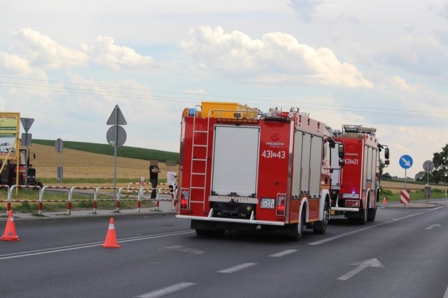 Zderzyły się dwa peugeoty