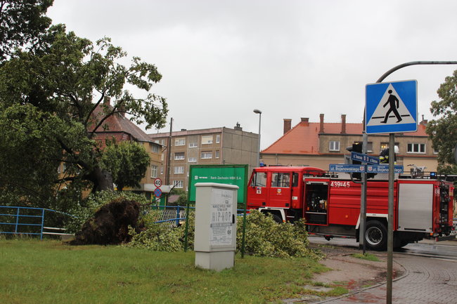 Ulewa przetacza się przez powiat