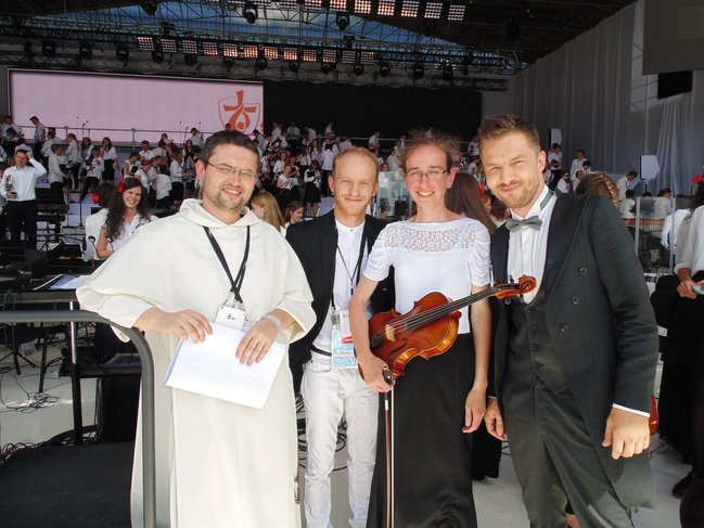 Zagrała dla papieża Franciszka