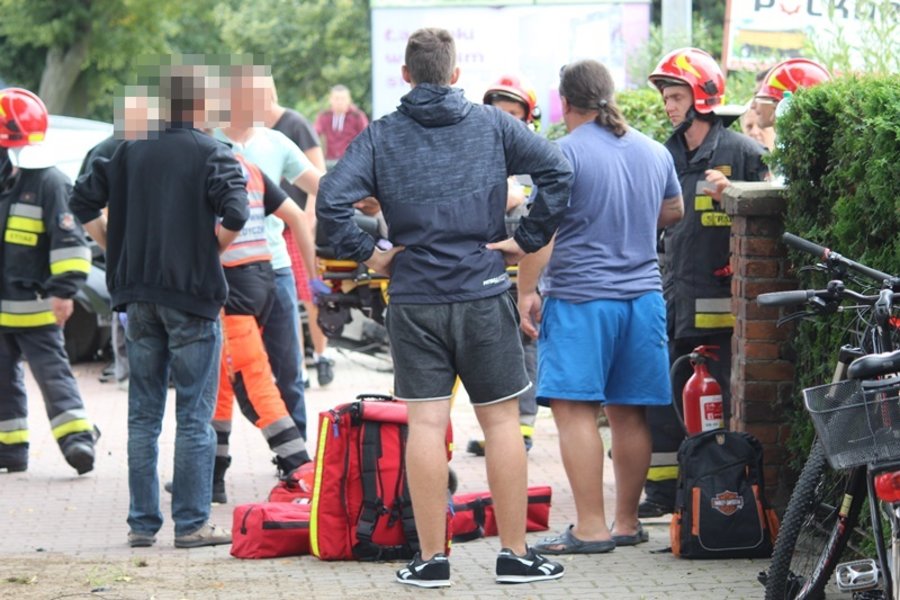 Mógł zasłabnąć za kierownicą