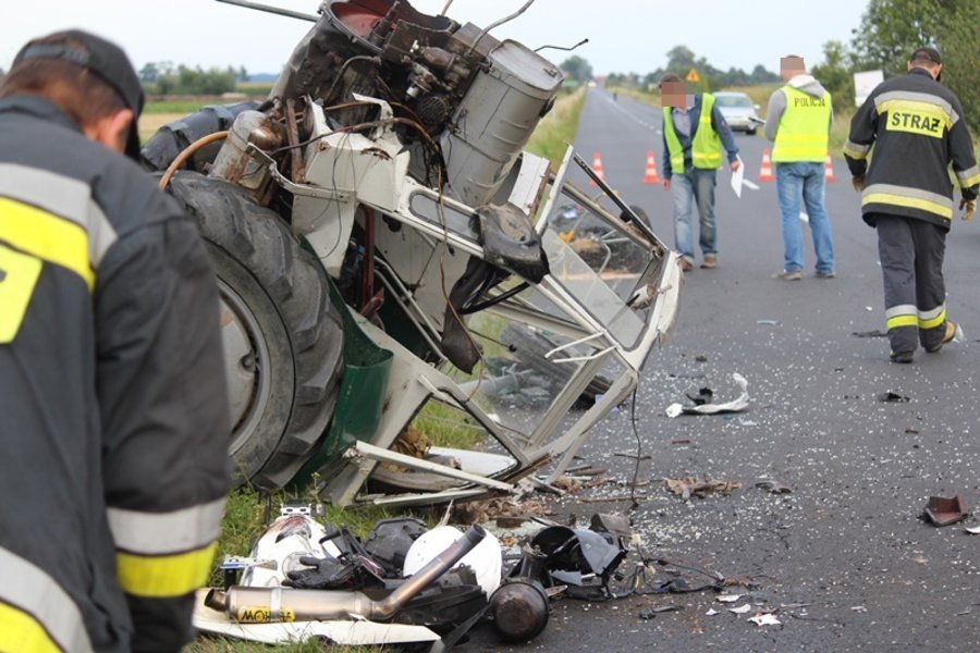 Motocyklista zginął na miejscu