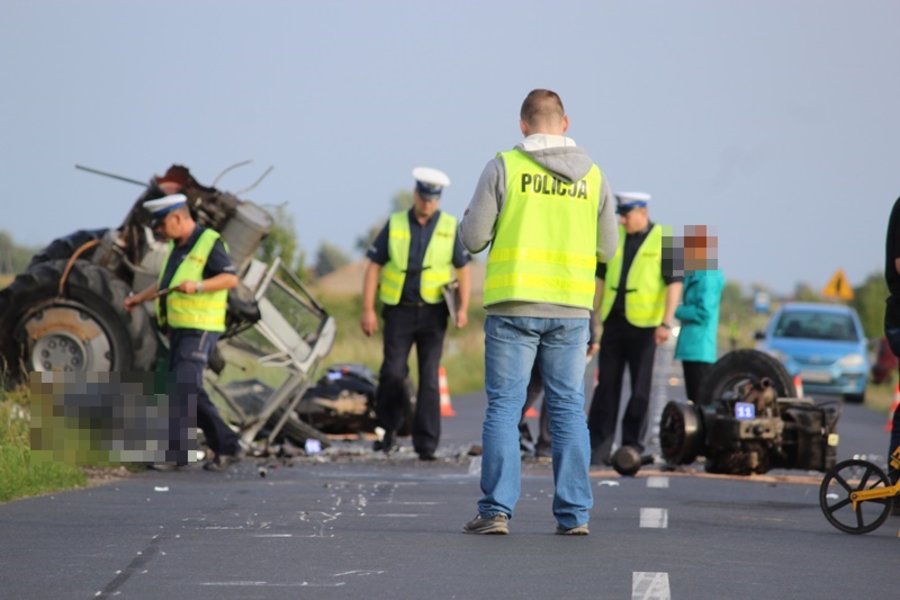 Motocyklista zginął na miejscu