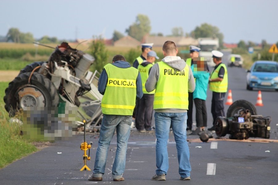 Motocyklista zginął na miejscu
