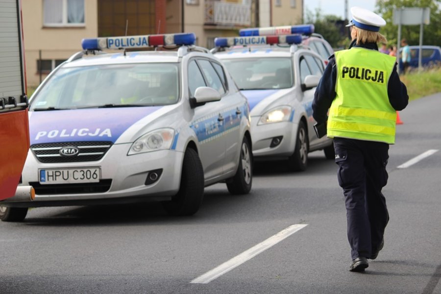 Motocyklista zginął na miejscu