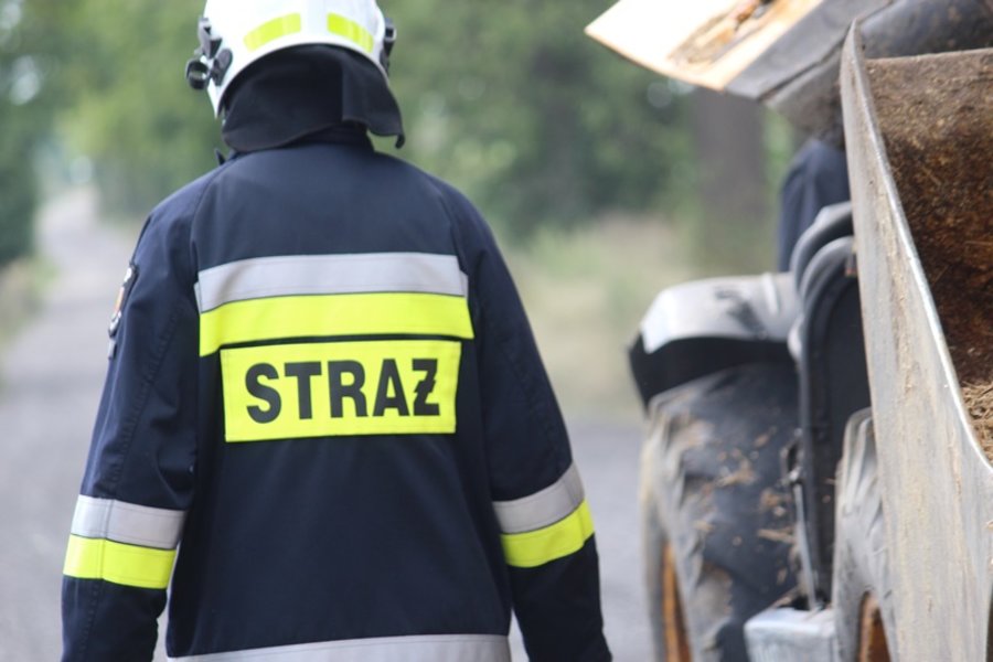 Zapalił się podczas jazdy