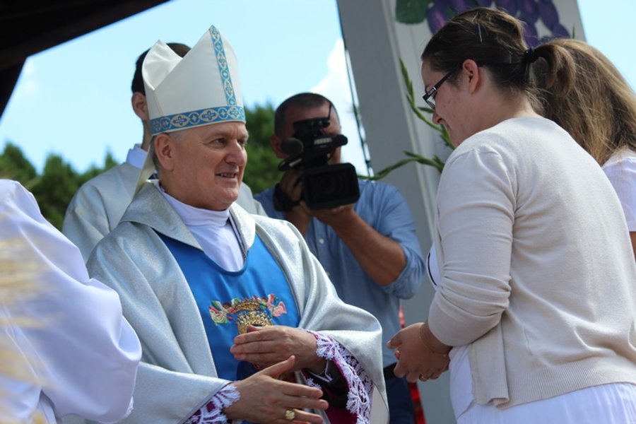 Poświęcili plony, dziękując Bogu