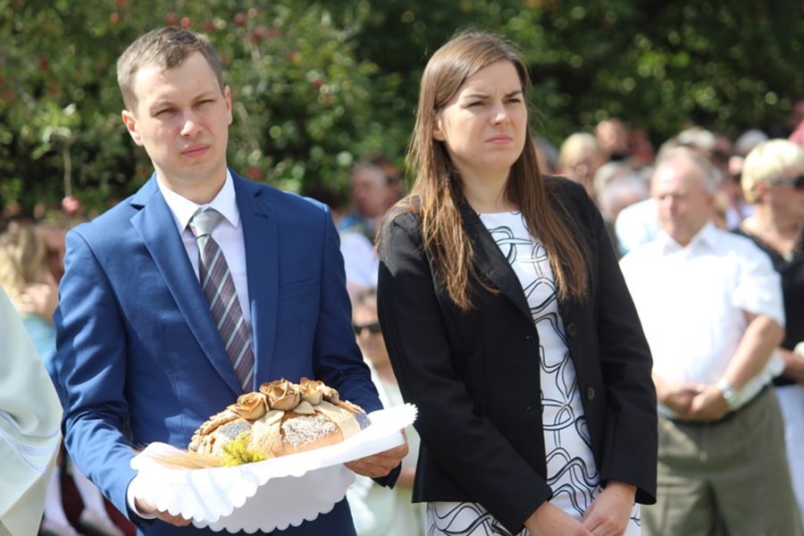 Poświęcili plony, dziękując Bogu