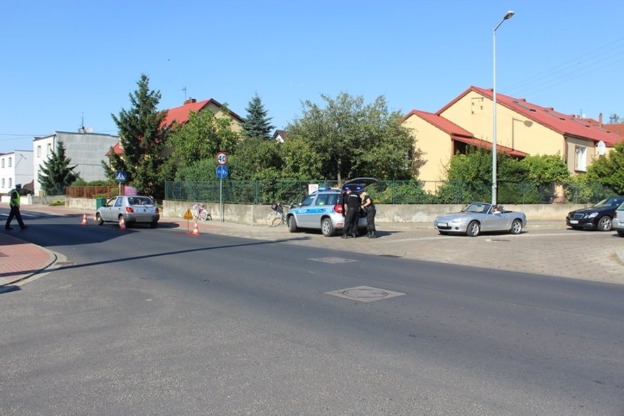 Dziecko potrącone na skrzyżowaniu