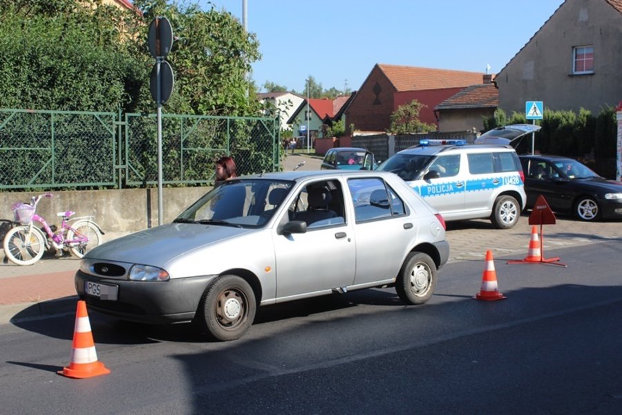 Dziecko potrącone na skrzyżowaniu