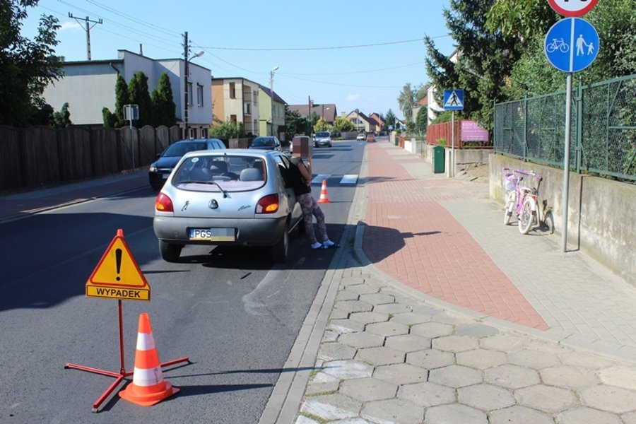 Dziecko potrącone na skrzyżowaniu