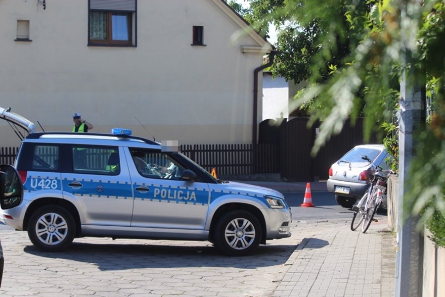 Dziecko potrącone na skrzyżowaniu