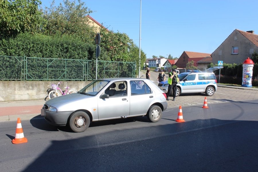 Dziecko potrącone na skrzyżowaniu