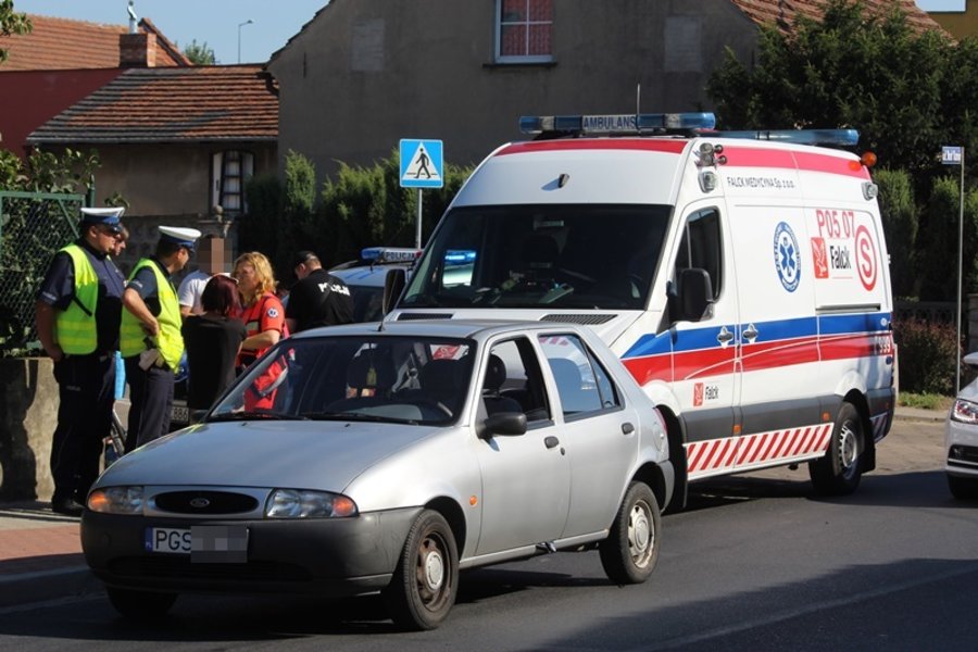 Dziecko potrącone na skrzyżowaniu