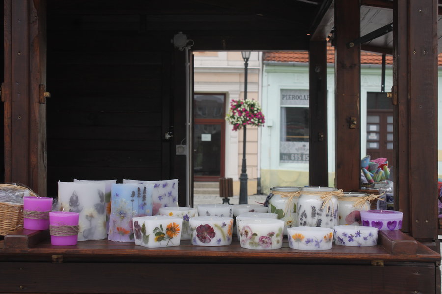 Rynek pachnący lawendą