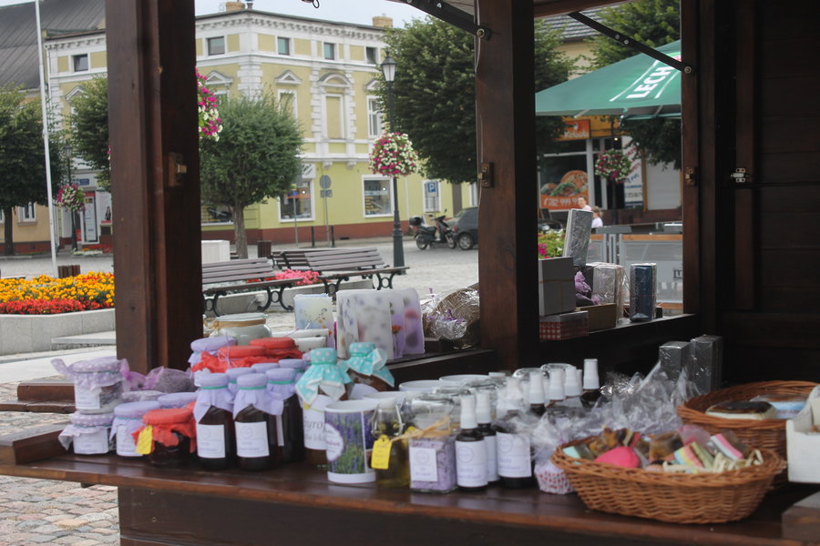 Rynek pachnący lawendą