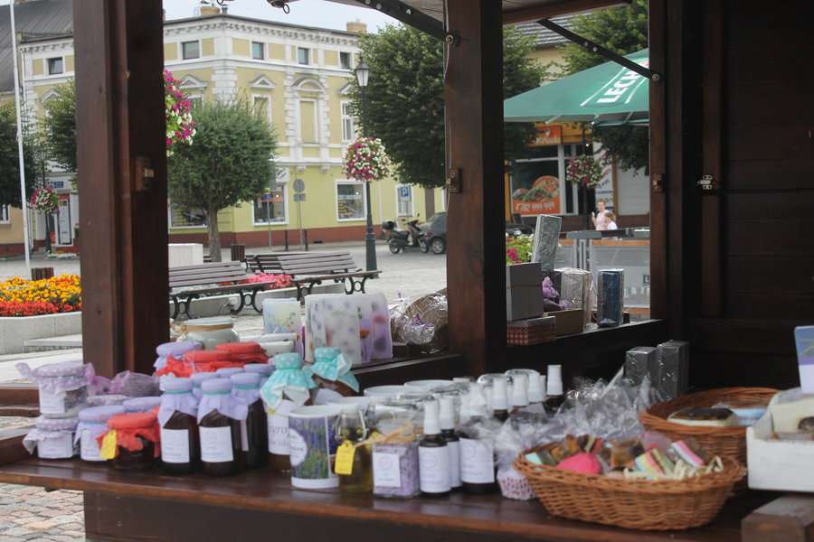 Rynek pachnący lawendą