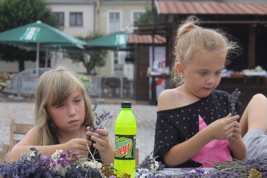 Rynek pachnący lawendą
