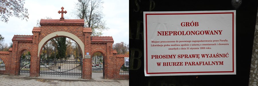 Grób przeznaczony do likwidacji...