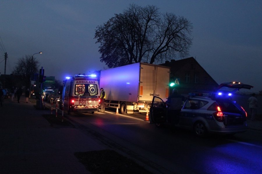 Ciężarówka potrąciła dziecko