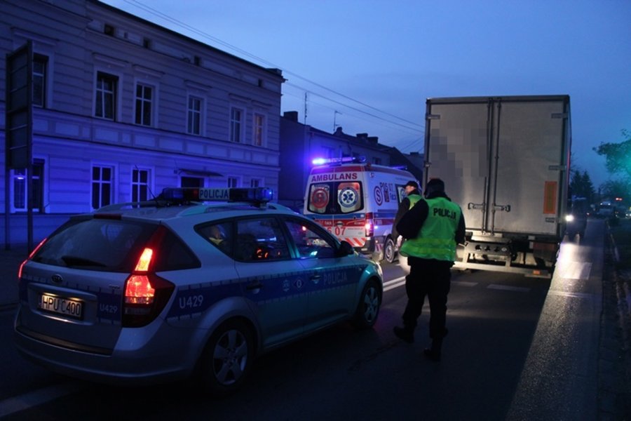 Ciężarówka potrąciła dziecko