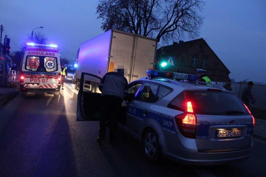 Ciężarówka potrąciła dziecko