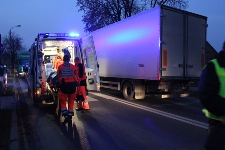 Ciężarówka potrąciła dziecko