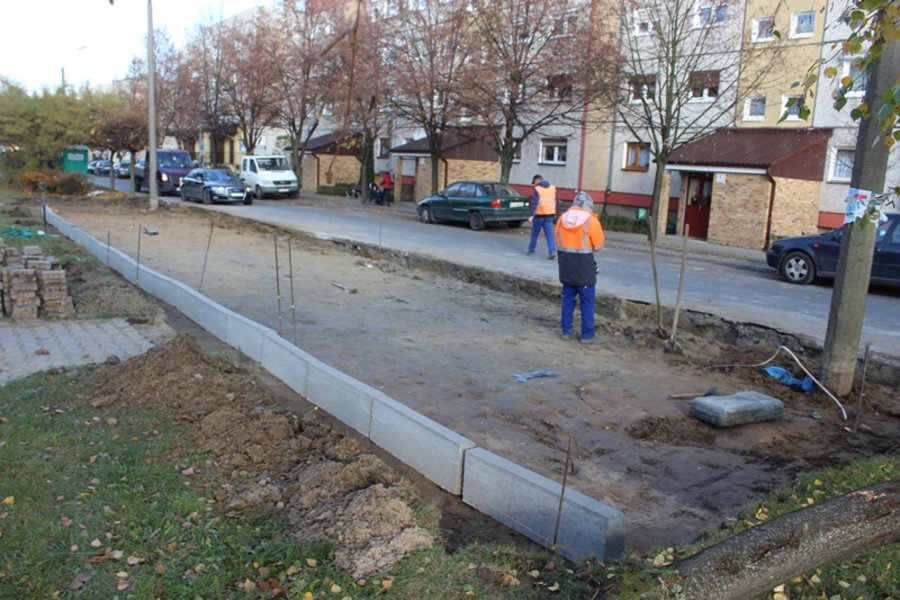Parkingi w budowie...