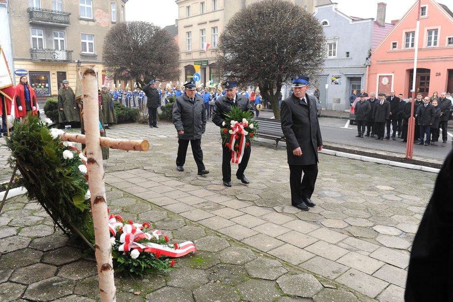 Msza, przemarsz i wiązanki