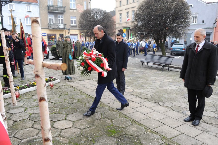 Msza, przemarsz i wiązanki