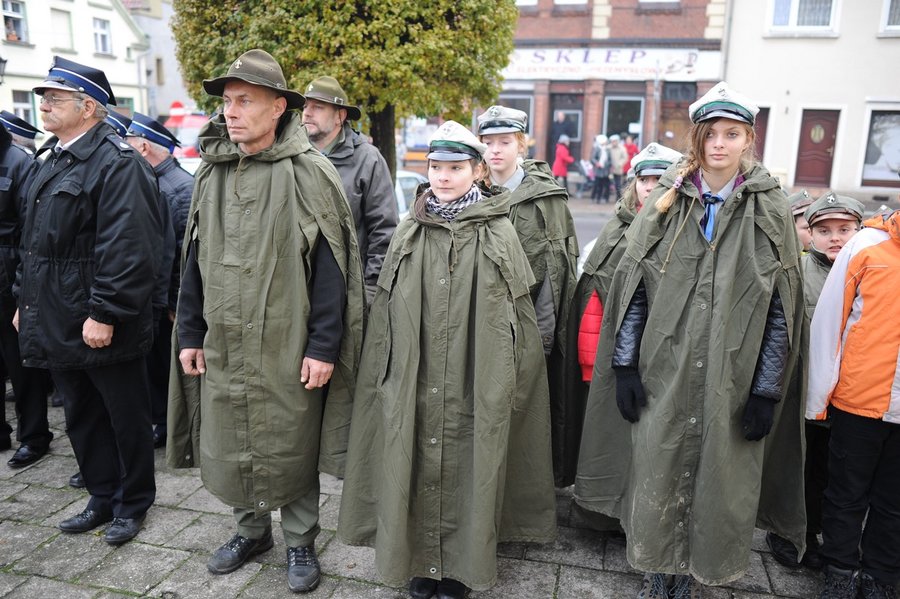 Msza, przemarsz i wiązanki